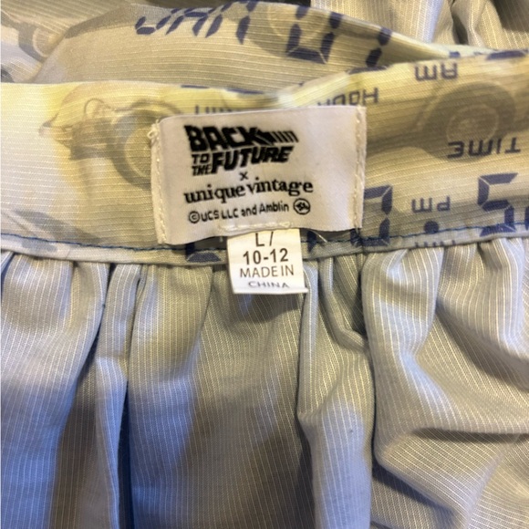 Back to the Future Unique Vintage L Skirt - Picture 6 of 7